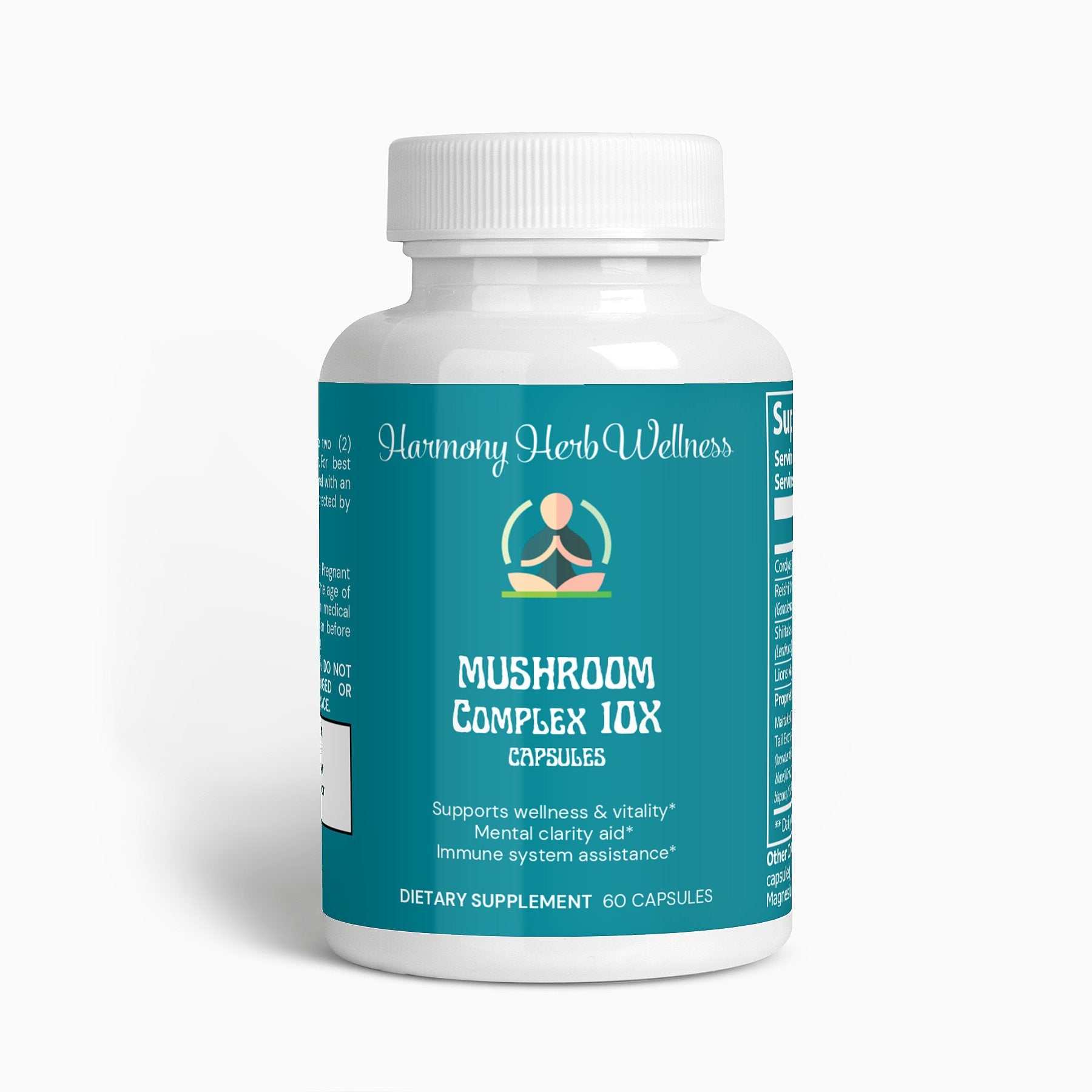 Adaptogenic Mushroom Supplement bottle